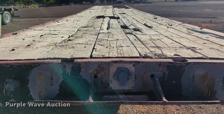 image for item MX9474 1974 Brown  flatbed trailer