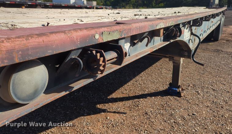 image for item MX9474 1974 Brown  flatbed trailer