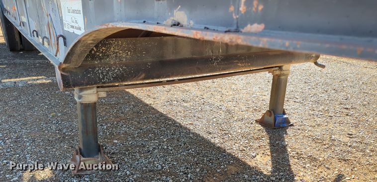 image for item MX9474 1974 Brown  flatbed trailer