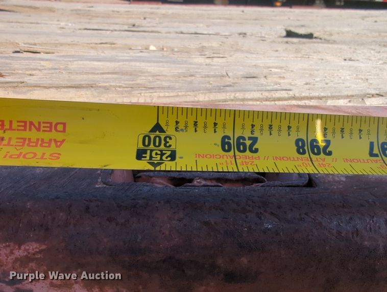 image for item MX9474 1974 Brown  flatbed trailer