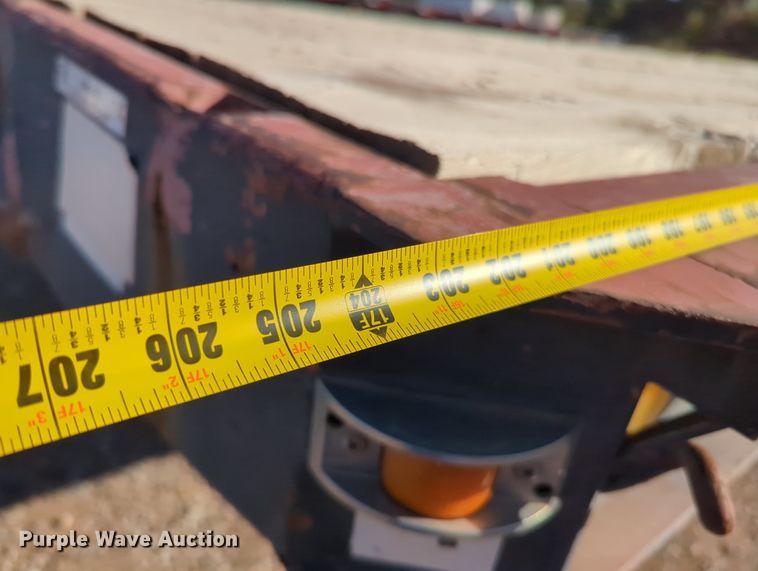 image for item MX9474 1974 Brown  flatbed trailer