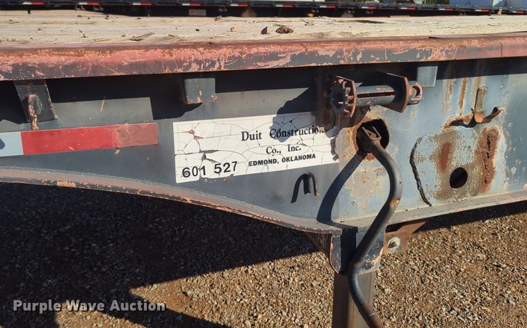 image for item MX9474 1974 Brown  flatbed trailer