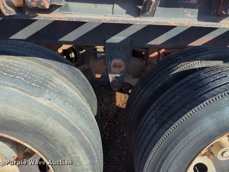 image for item MX9474 1974 Brown  flatbed trailer