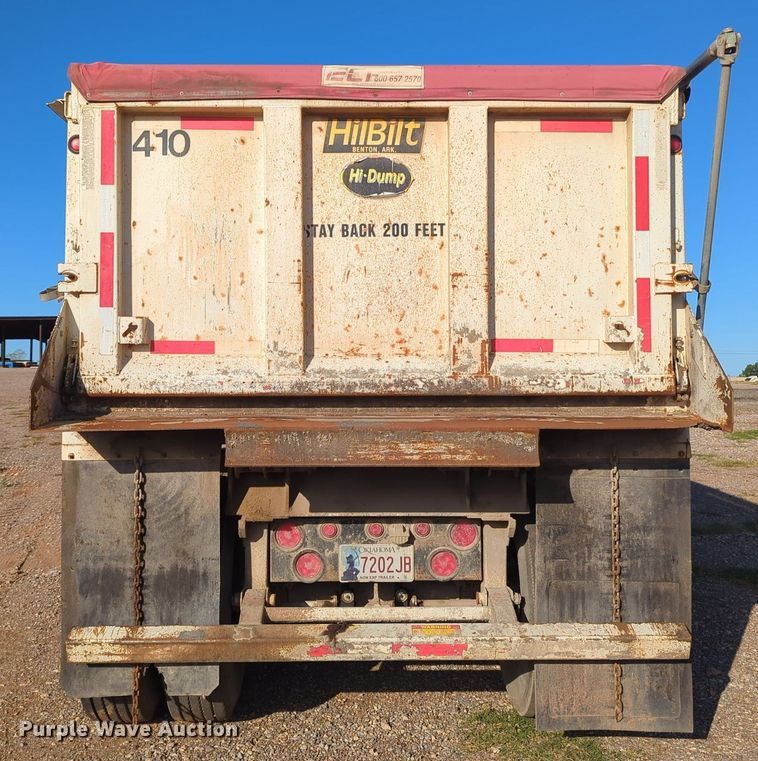 image for item MX9477 2011 Hilbilt  end dump trailer