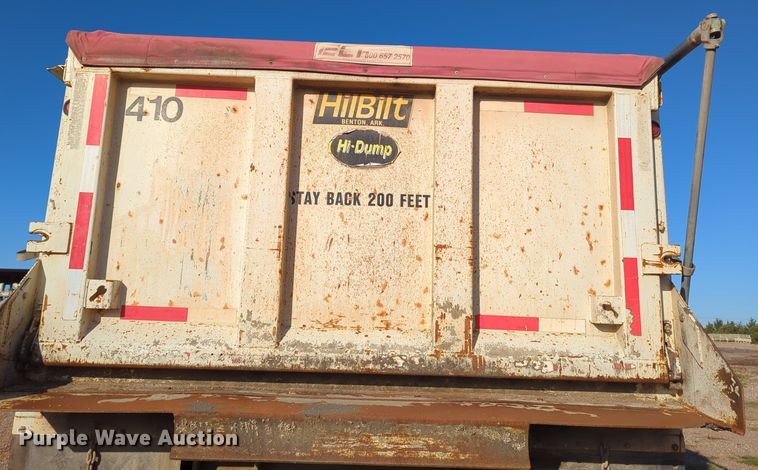 image for item MX9477 2011 Hilbilt  end dump trailer