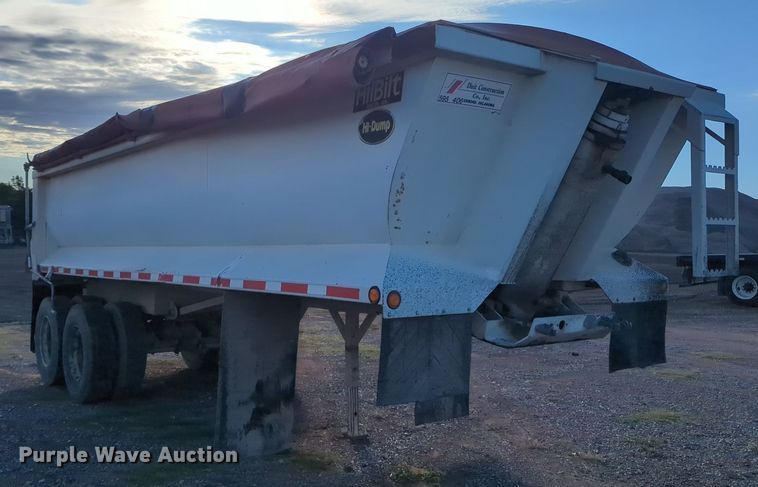 image for item MX9478 2011 Hilbilt  end dump trailer