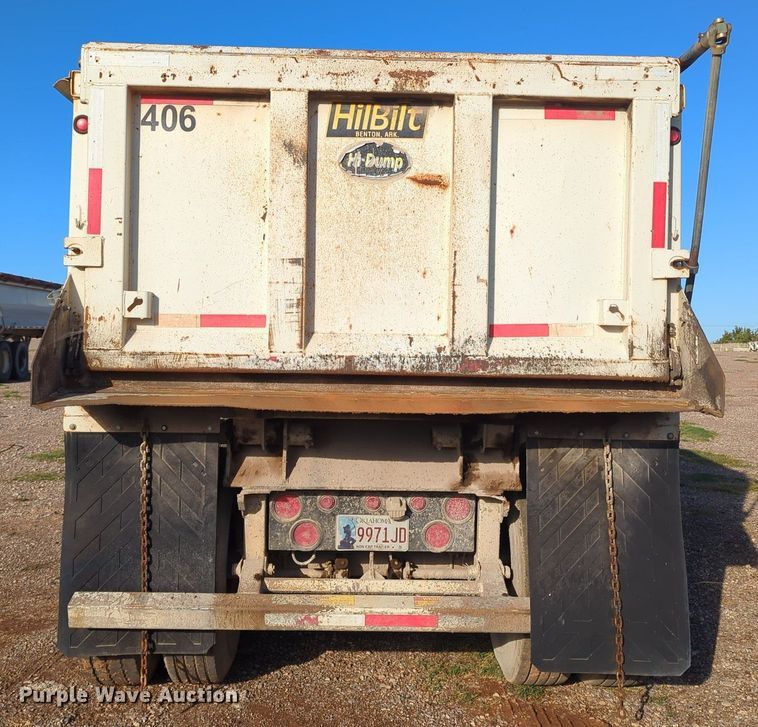 image for item MX9478 2011 Hilbilt  end dump trailer