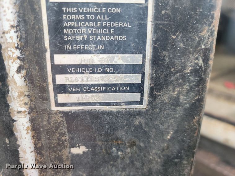 image for item MX9966 1979 Mack RL600L  water truck