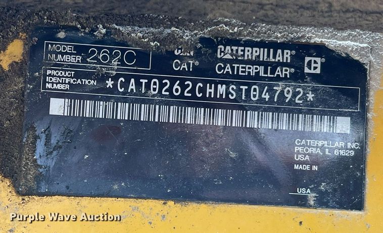image for item NA9294 2011 Caterpillar 262C  skid steer loader