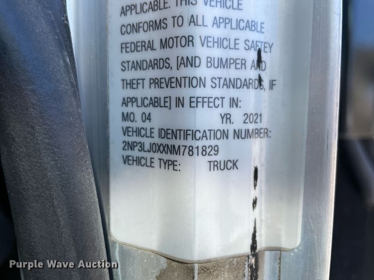 image for item NA9671 2022 Peterbilt 348  dump truck