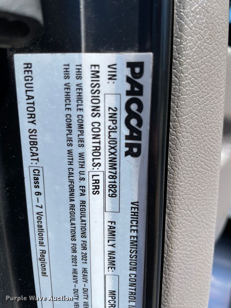 image for item NA9671 2022 Peterbilt 348  dump truck