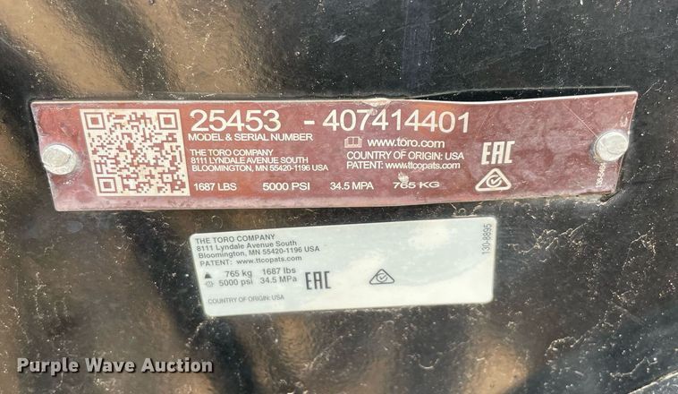 image for item NA9685 2015 Toro RT1200  trencher