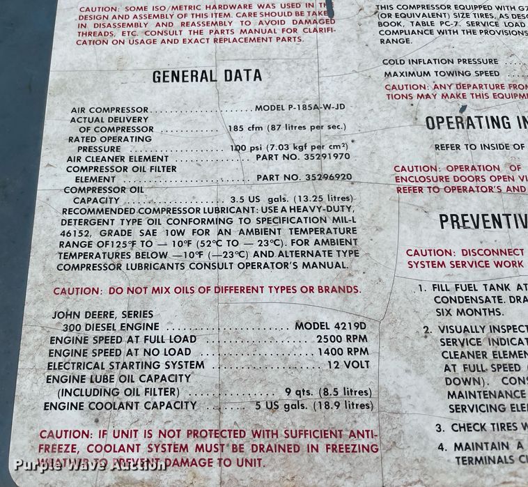 image for item NA9686 Ingersoll Rand  air compressor