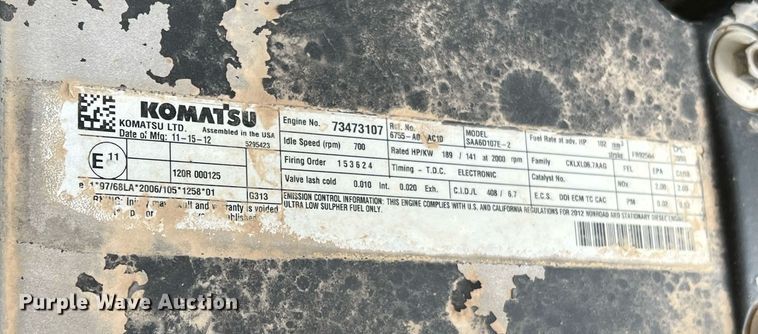 image for item NI9102 2013 Komatsu PC240LC-10  excavator