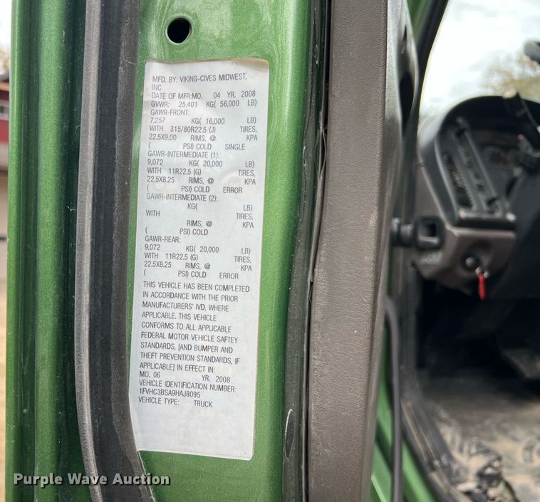 image for item NI9105 2009 Freightliner Business Class M2  dump truck