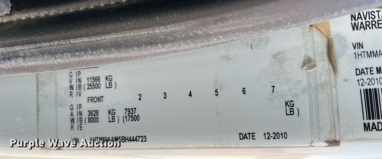 image for item NI9126 2011 International DuraStar 4300  Dump Flat Bed Truck