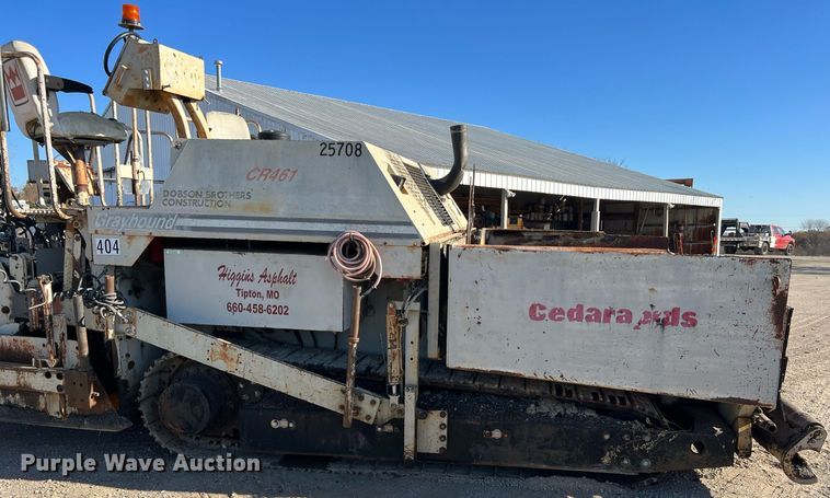 image for item NI9131 1998 Cedarapids CR461 Grayhound  paver