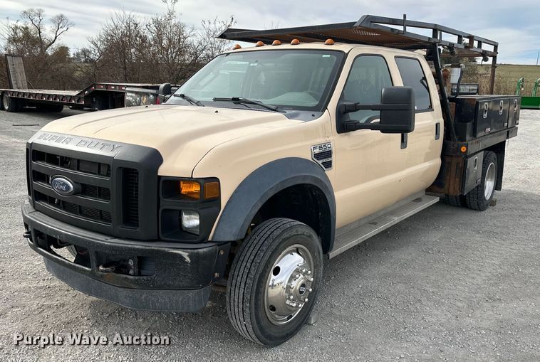 image for item NL9086 2009 Ford F550 Super Duty XL  Crew Cab utility / service truck