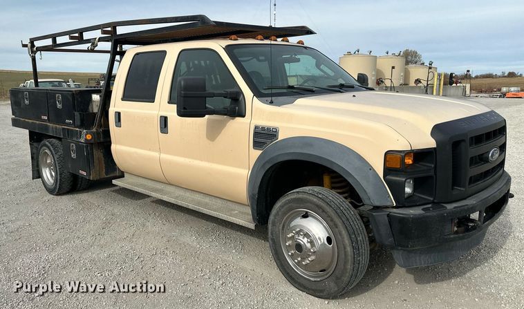 image for item NL9086 2009 Ford F550 Super Duty XL  Crew Cab utility / service truck