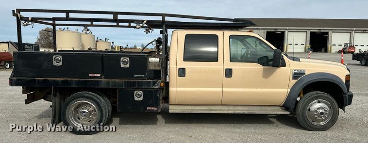 image for item NL9086 2009 Ford F550 Super Duty XL  Crew Cab utility / service truck