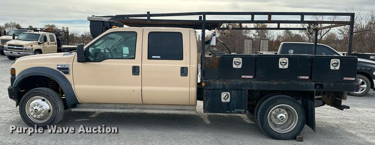 image for item NL9086 2009 Ford F550 Super Duty XL  Crew Cab utility / service truck