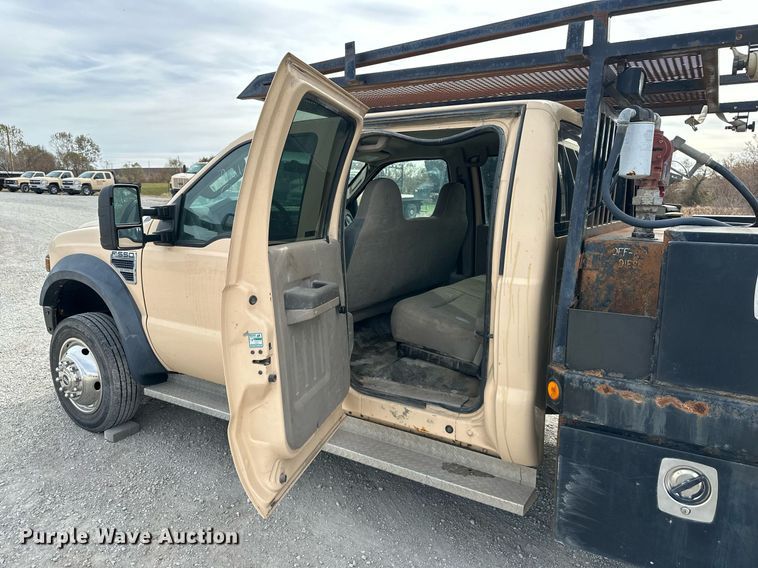 image for item NL9086 2009 Ford F550 Super Duty XL  Crew Cab utility / service truck