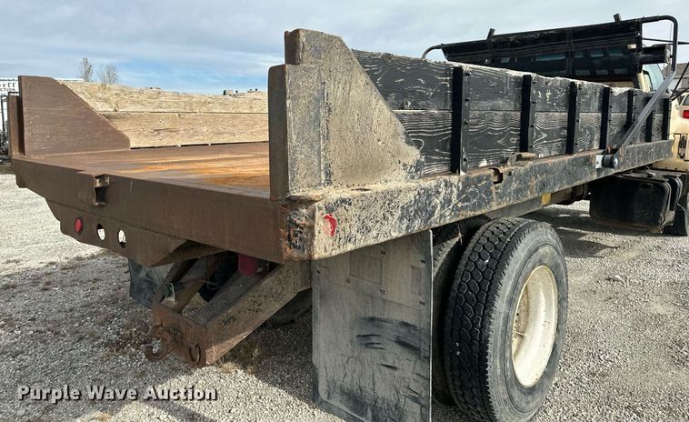 image for item NL9087 1990 GMC TopKick  dump flatbed truck