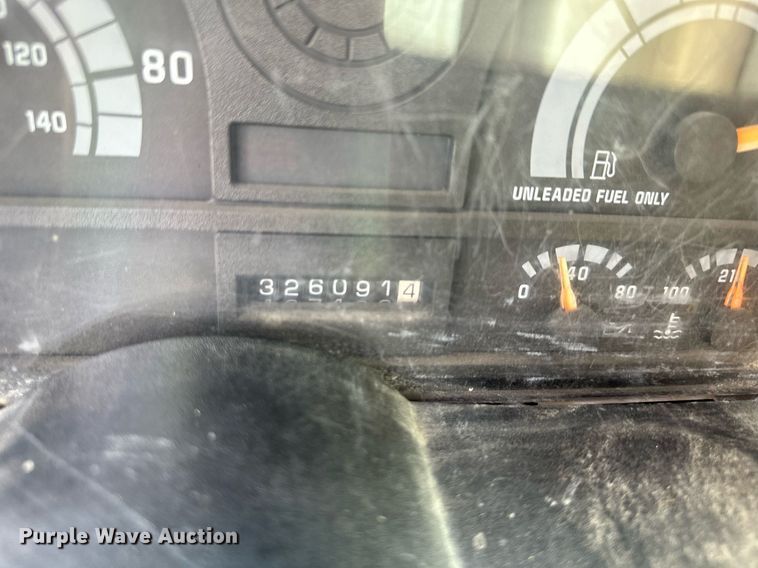 image for item NL9087 1990 GMC TopKick  dump flatbed truck