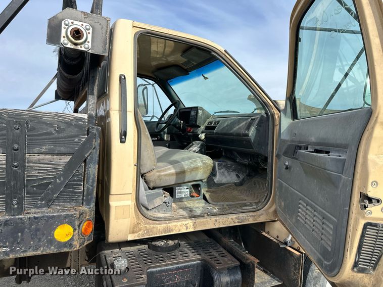 image for item NL9087 1990 GMC TopKick  dump flatbed truck