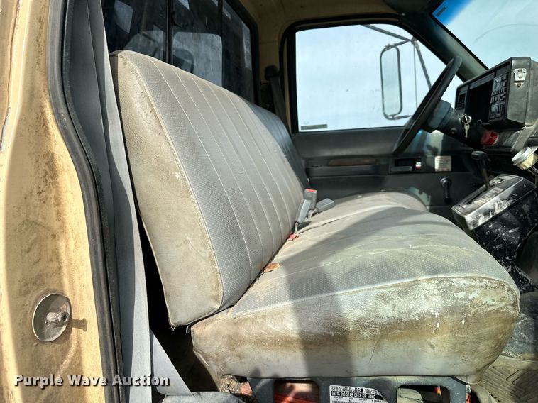 image for item NL9087 1990 GMC TopKick  dump flatbed truck