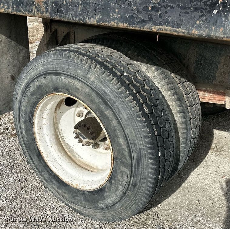 image for item NL9087 1990 GMC TopKick  dump flatbed truck