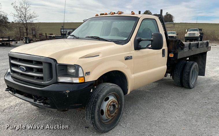 image for item NL9089 2003 Ford F450 Super Duty XL  dump flatbed truck