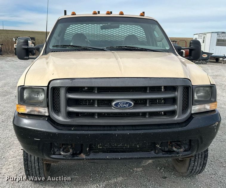 image for item NL9089 2003 Ford F450 Super Duty XL  dump flatbed truck