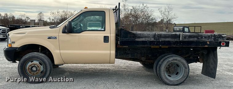image for item NL9089 2003 Ford F450 Super Duty XL  dump flatbed truck