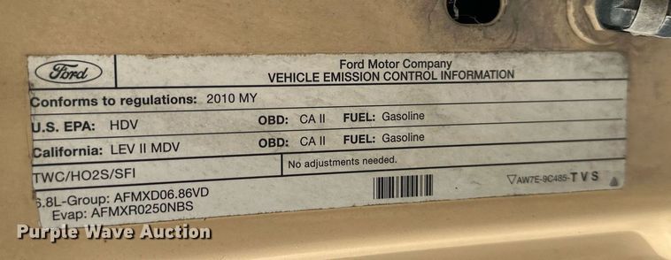 image for item NL9091 2010 Ford F250 Super Duty XL  Crew Cab utility bed pickup truck