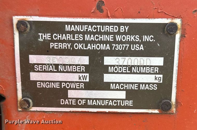 image for item NL9093 1997 Ditch Witch 3700DD  trencher