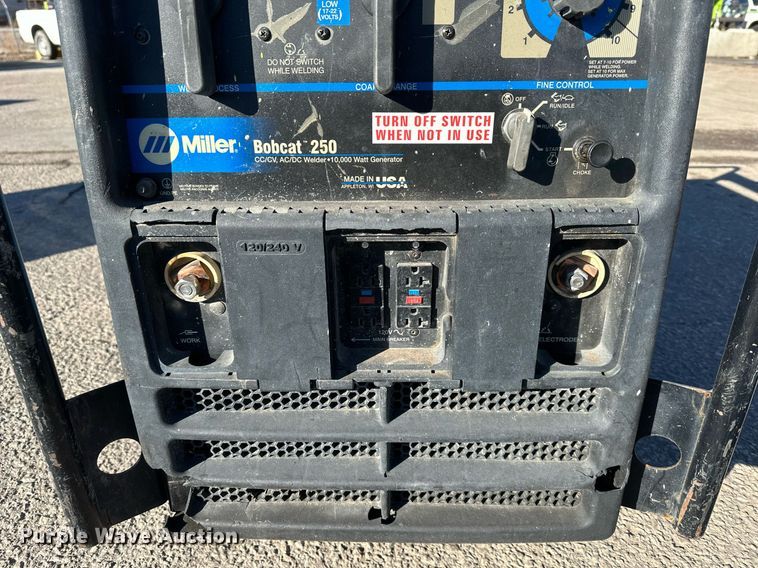 image for item NL9136 Miller Bobcat 250 welder/generator