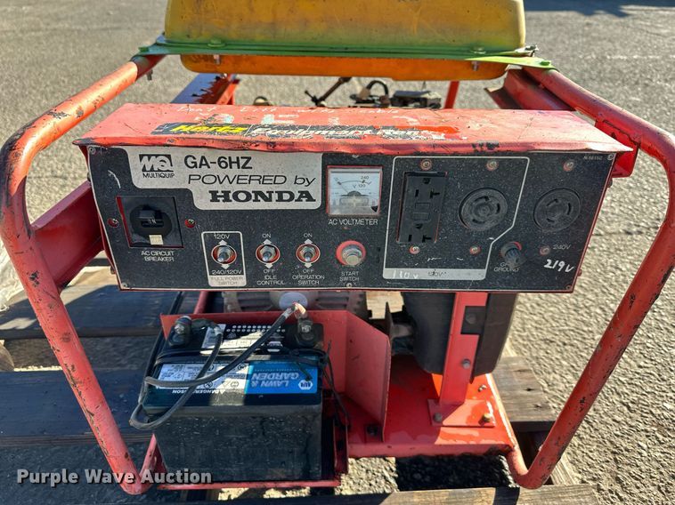 image for item NL9146 Multiquip 6000 generator