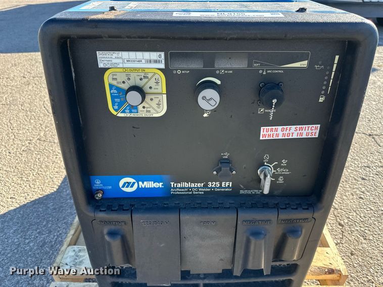 image for item NL9155 Miller Trailblazer 325 EFI welder/generator