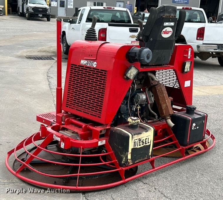 image for item NL9657 2015 Allen MSP470C  riding trowel