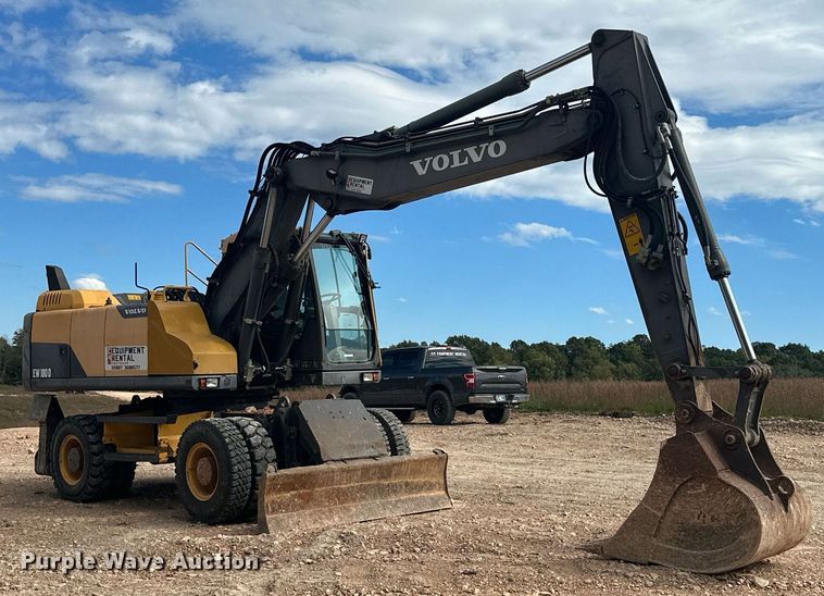 image for item NO9311 2012 Volvo EW180D  wheeled excavator