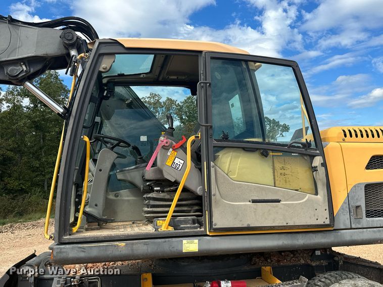 image for item NO9311 2012 Volvo EW180D  wheeled excavator