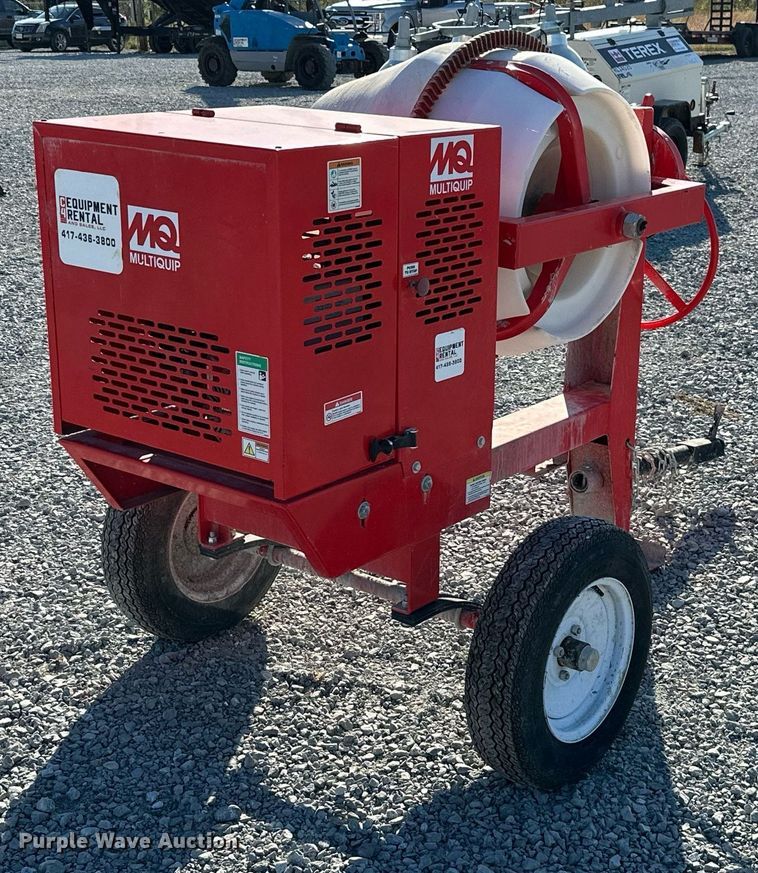 image for item NO9316 Multiquip MC64PH8  cement Mixer
