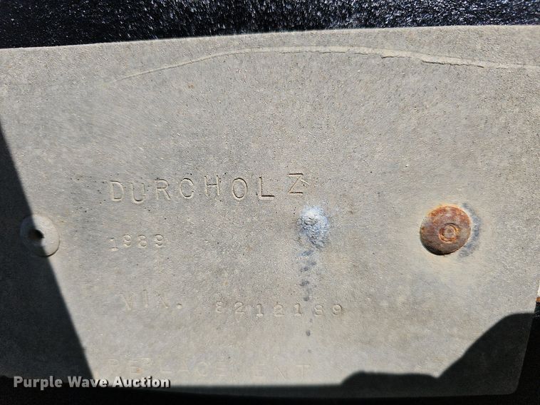 image for item NP9004 1989 Durcholz  equipment trailer