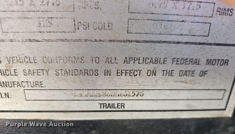 image for item NP9006 1998 Towmaster T-30-2  equipment trailer