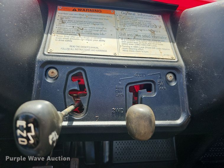 image for item NP9016 2009 Honda Big Red  utility vehicle