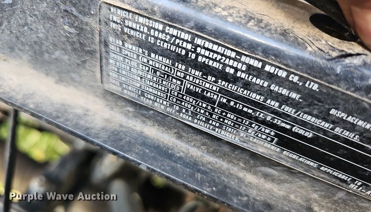 image for item NP9016 2009 Honda Big Red  utility vehicle