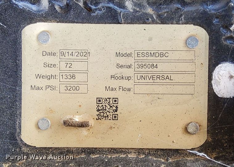 image for item NP9019 2021 ES ESSMDBC  skid steer rotary mower