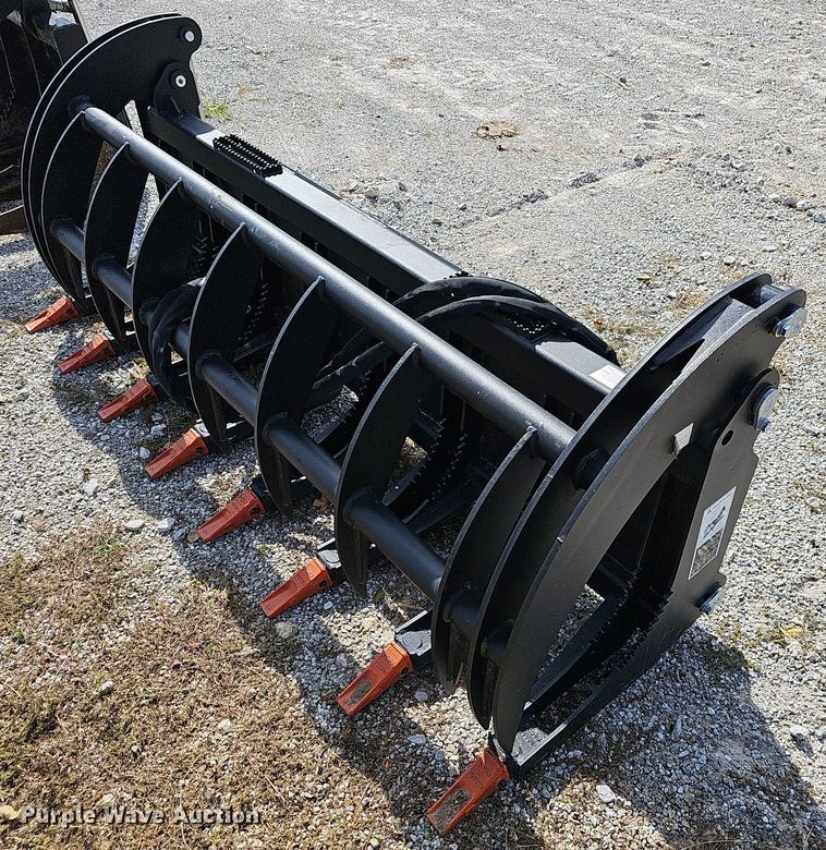 image for item NP9020 2023 Heavy Grass  78" W skid steer grapple bucket
