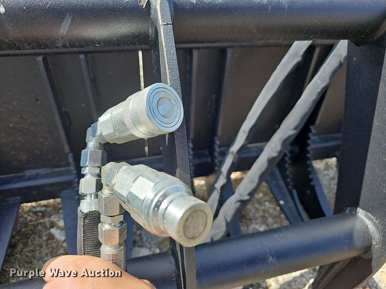 image for item NP9020 2023 Heavy Grass  78" W skid steer grapple bucket